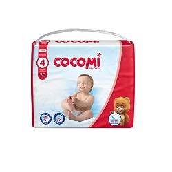 کوکومی پوشک سایز 4 (30 عددی ) با لوسیون